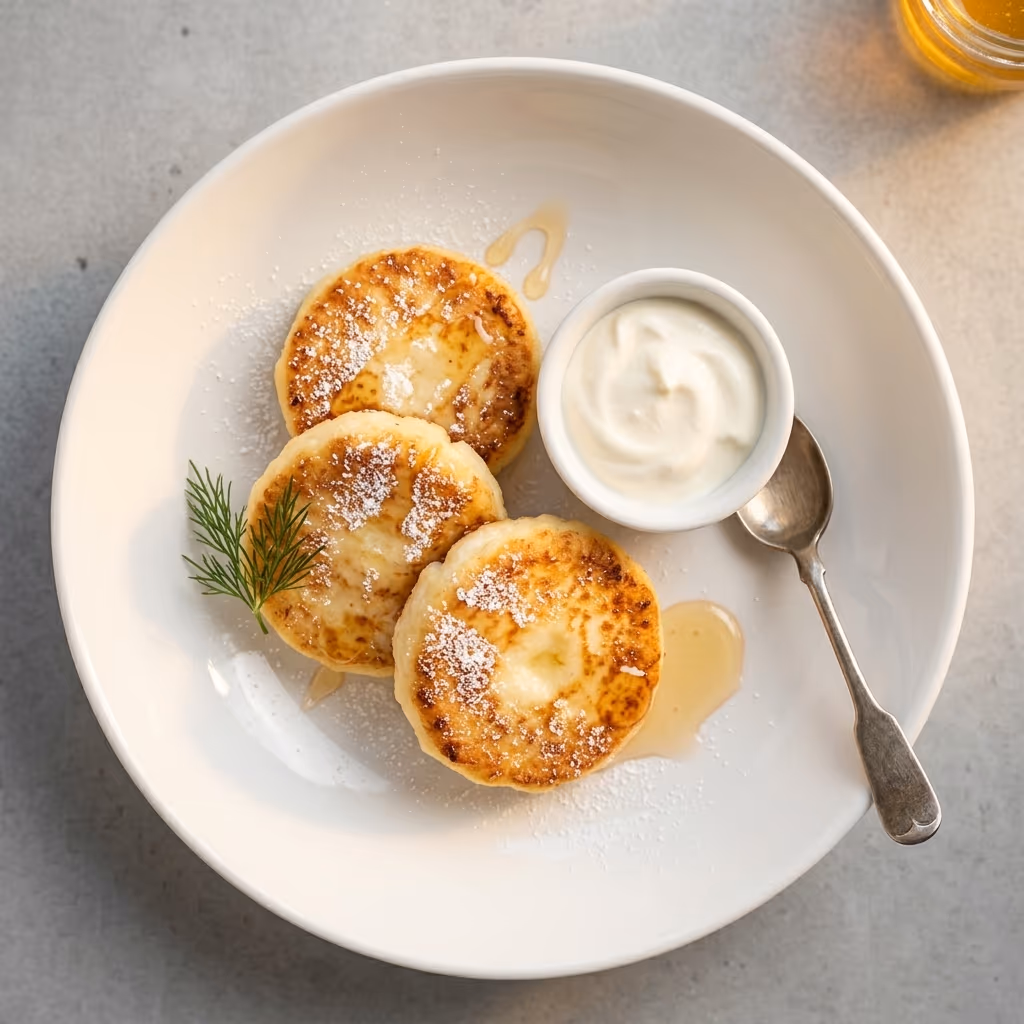 Syrniki (Cottage Cheese Pancakes)