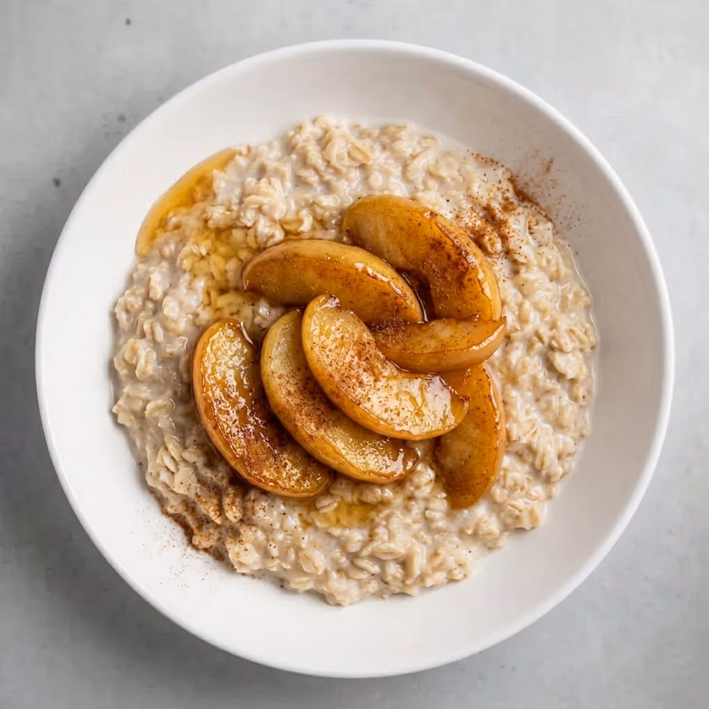Oatmeal with Caramelized Apples